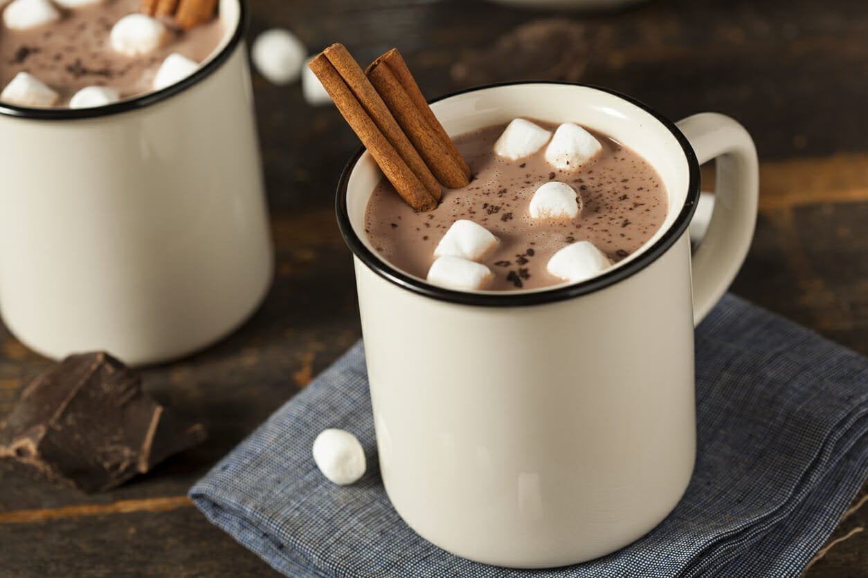 Winter hot chocolate