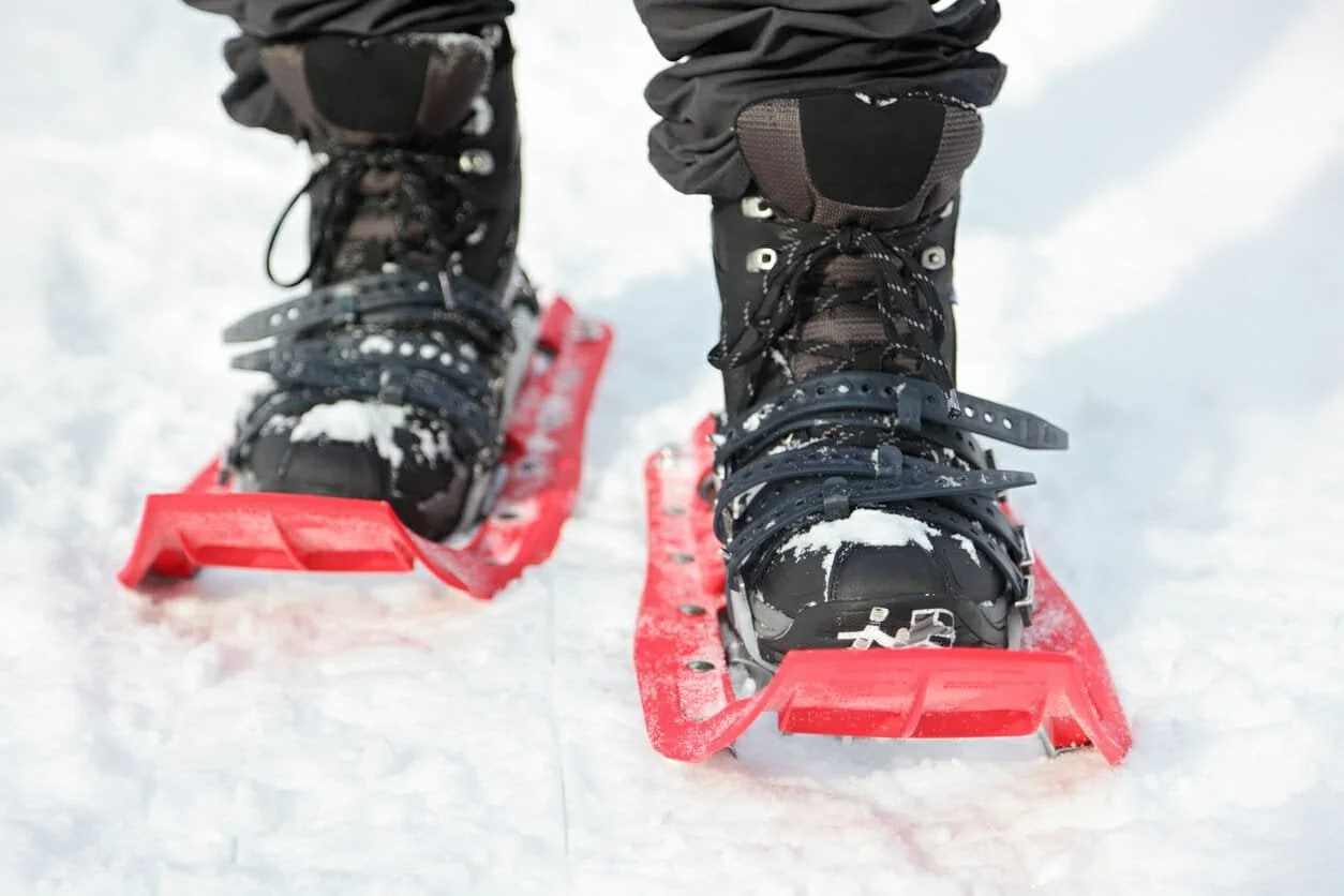 Try winter sports like snowshoeing