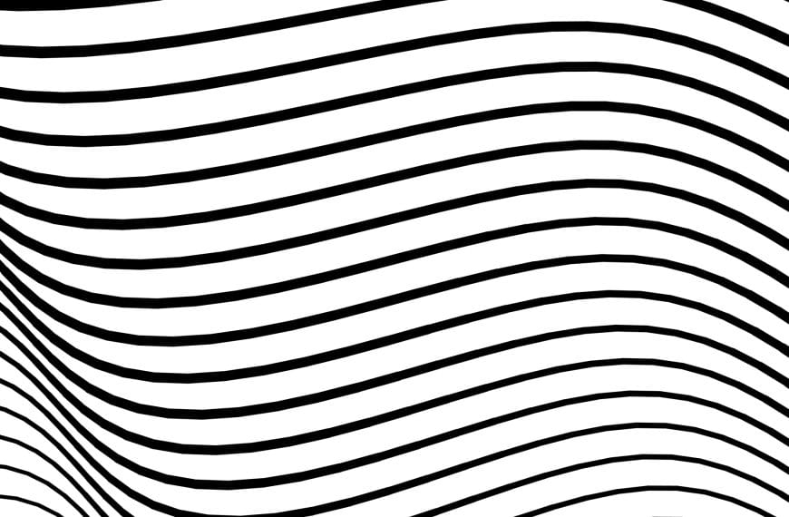 Abstract black-and-white flowing lines suggesting tension and heightened nervous system activity.