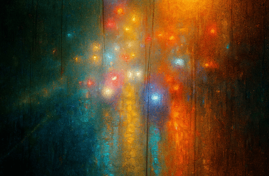Abstract image evoking sensory overload and emotional filtering, symbolizing ADHD and cognitive loops.