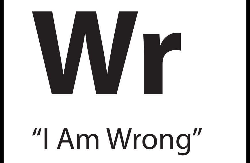 “I Am Wrong” — belief card used in ShiftGrit’s Core Belief therapy model