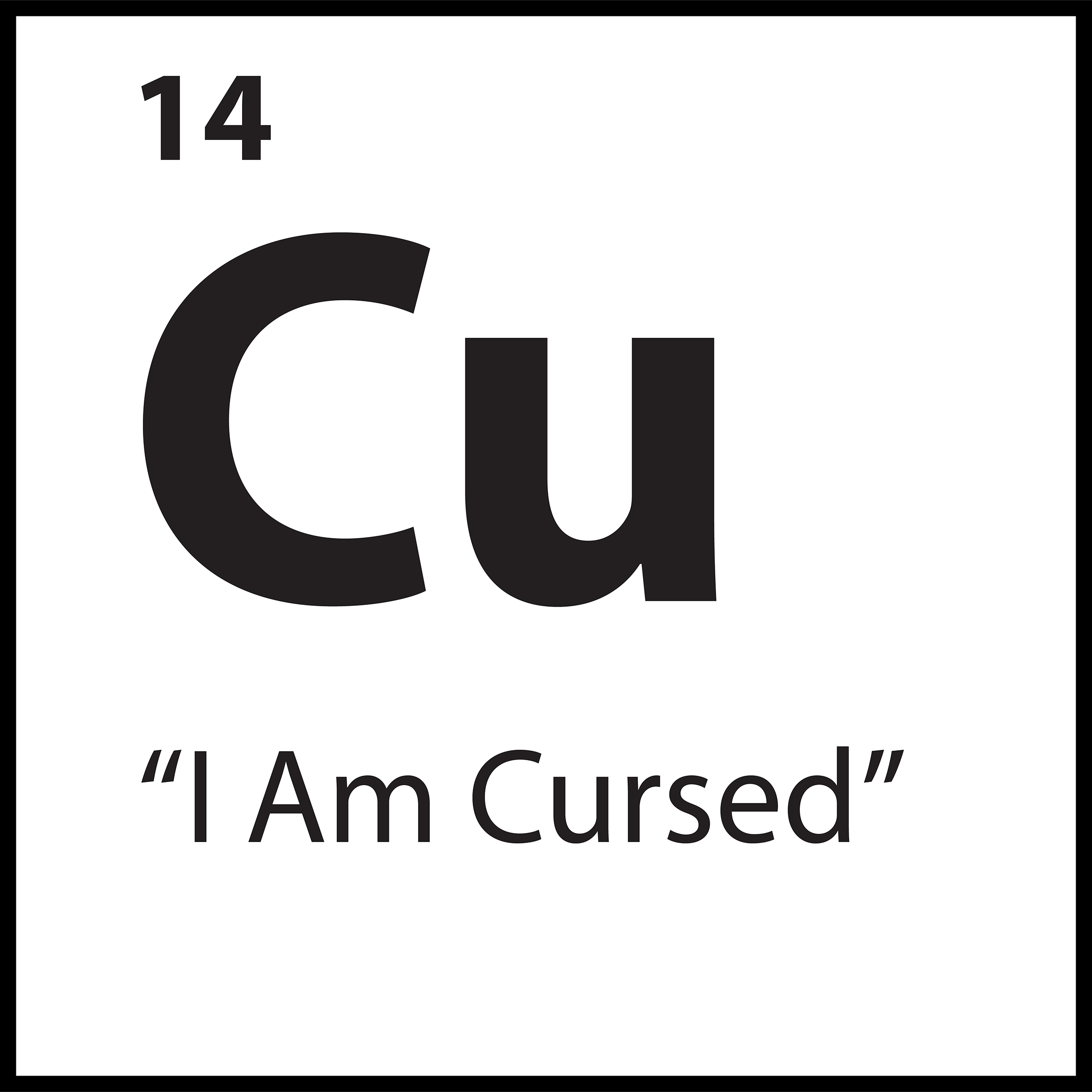 Core Belief Cu – “I Am Cursed” – ShiftGrit Periodic Table of Limiting Beliefs