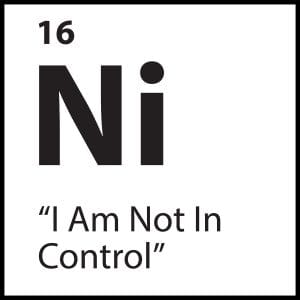Core Belief Ni – “I Am Not In Control” – ShiftGrit Periodic Table of Limiting Beliefs