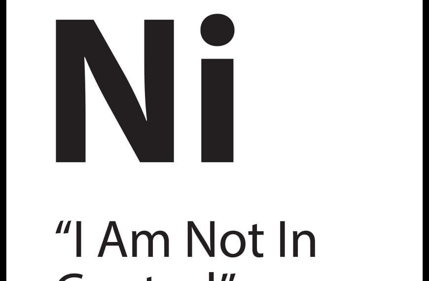 Core Belief Ni – “I Am Not In Control” – ShiftGrit Periodic Table of Limiting Beliefs