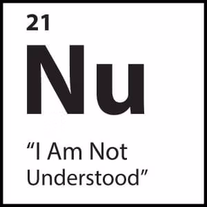 “I Am Not Understood”