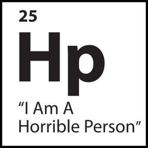 Core Belief Hp – “I Am A Horrible Person” – ShiftGrit Periodic Table of Limiting Beliefs