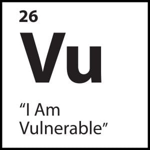 Core Belief Vu – “I Am Vulnerable” – ShiftGrit Periodic Table of Limiting Beliefs