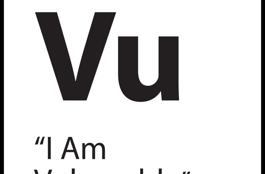 Core Belief Vu – “I Am Vulnerable” – ShiftGrit Periodic Table of Limiting Beliefs
