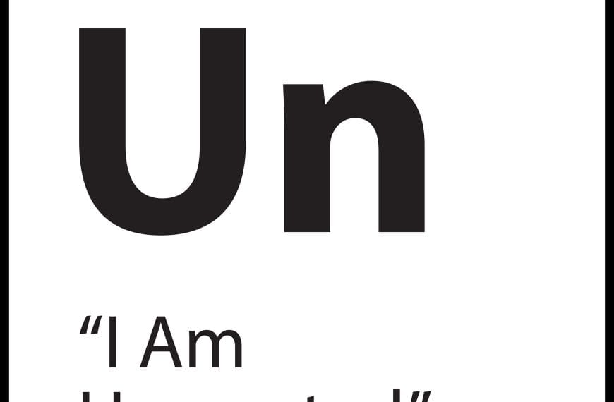 Identity-level belief visual with the label “I Am Unwanted” in a bold elemental format.