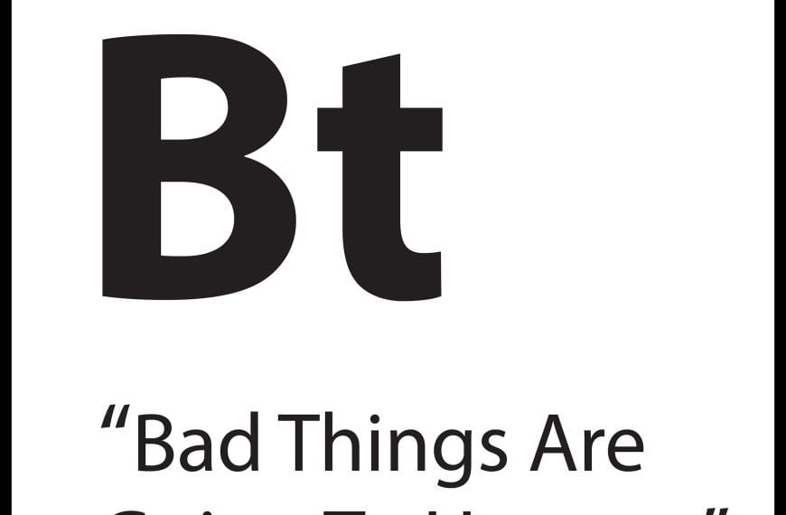 Minimalist black-and-white image representing hypervigilance and anticipatory fear for the belief “Bad Things Are Going To Happen.”