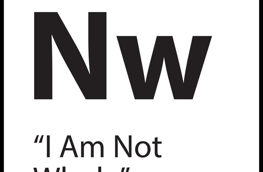 Periodic tile image with the phrase “I Am Not Whole” — a core belief explored in ShiftGrit’s Identity-Level Therapy.