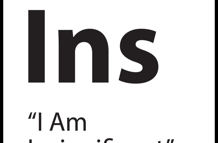Illustration representing the belief “I Am Insignificant” — symbolizing emotional neglect and the fear of being seen