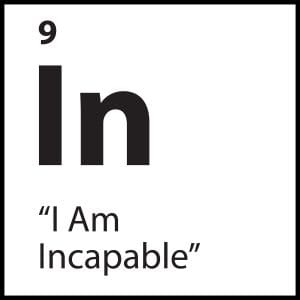 “I Am Incapable” — belief card used in ShiftGrit’s Core Belief therapy model