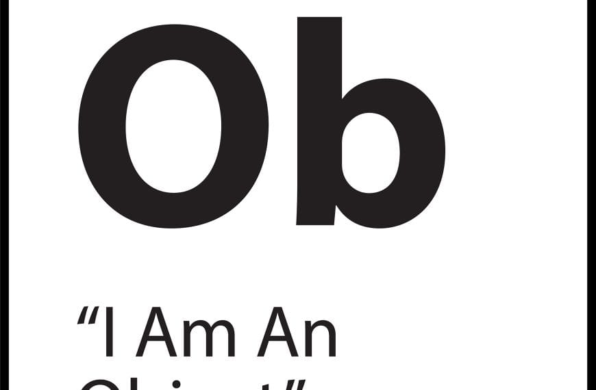 “I Am An Object” belief tile – Ob symbol on white background, from ShiftGrit’s core belief system