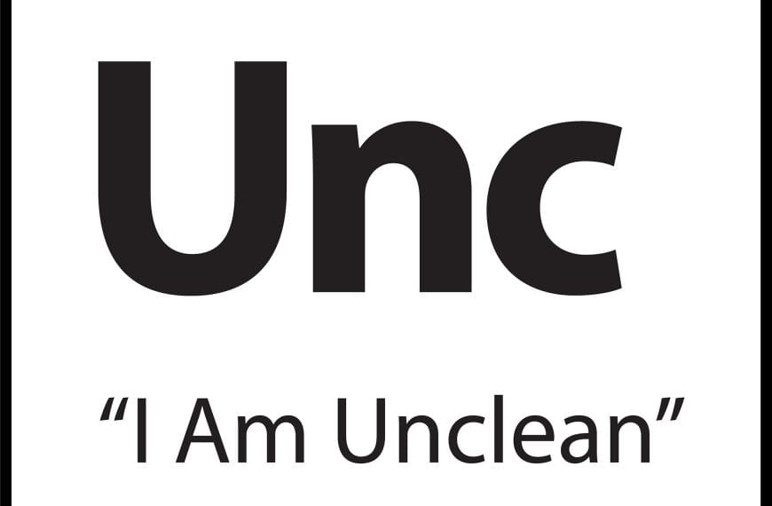 ShiftGrit belief tile reading “I Am Unclean” with element code Unc — from the core belief therapy pattern set