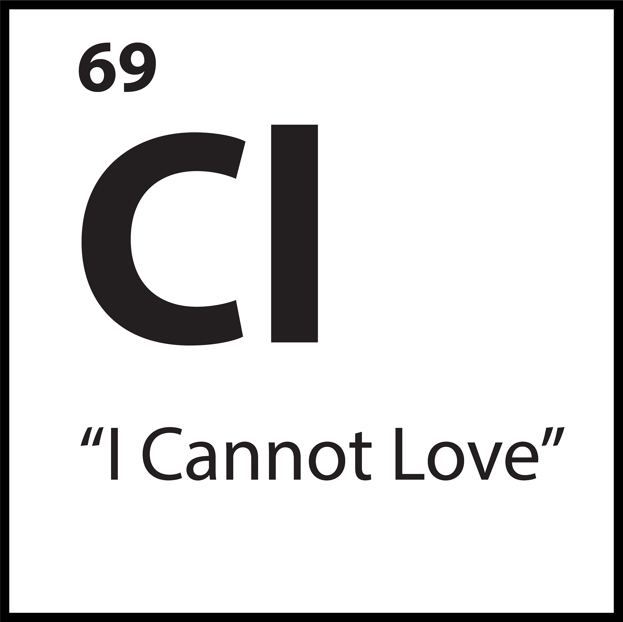 Belief tile showing “I Cannot Love” with Cl symbol – part of ShiftGrit’s core belief identity library