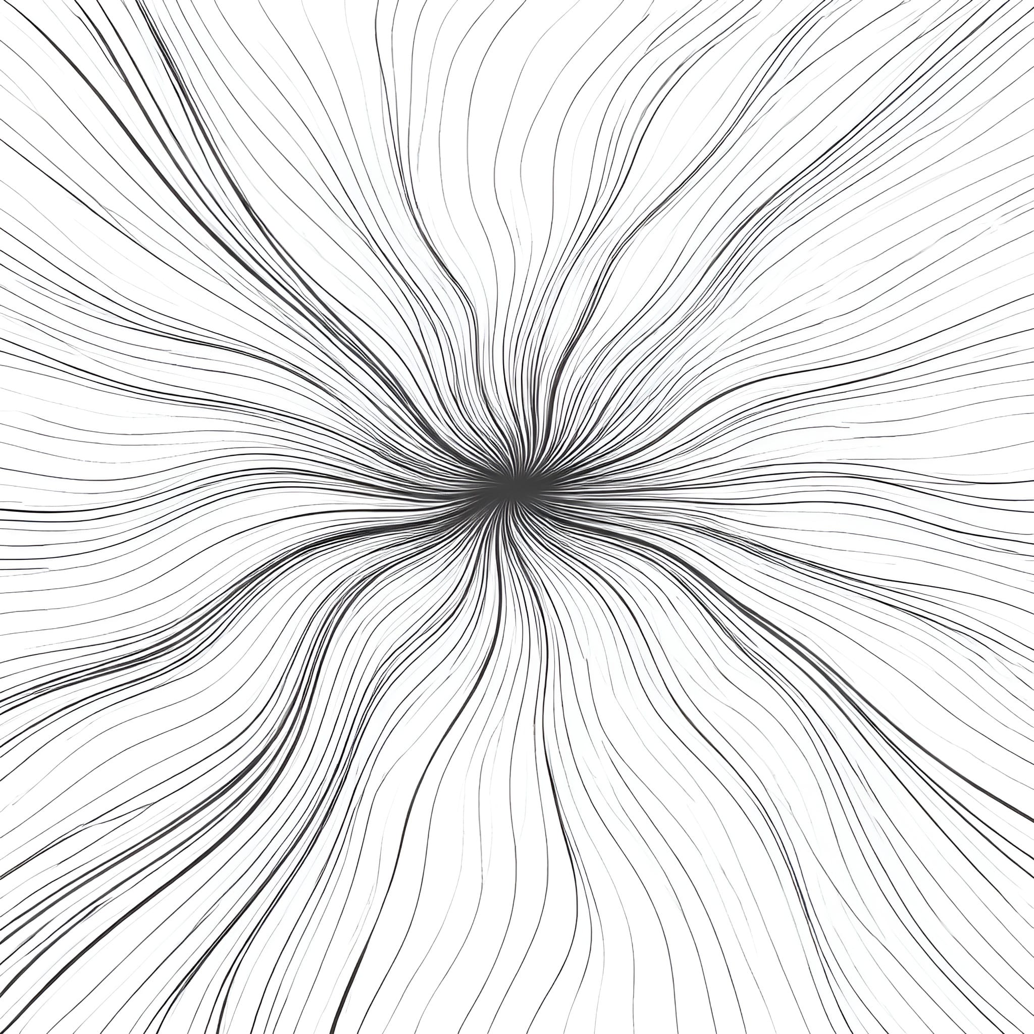 Abstract contour-line artwork symbolizing burnout and sustained overextension.