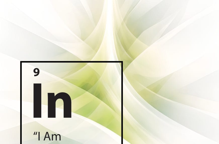 Abstract layered green and white pattern showing upward movement and narrowing space, representing identity-level patterns in entrepreneurship.