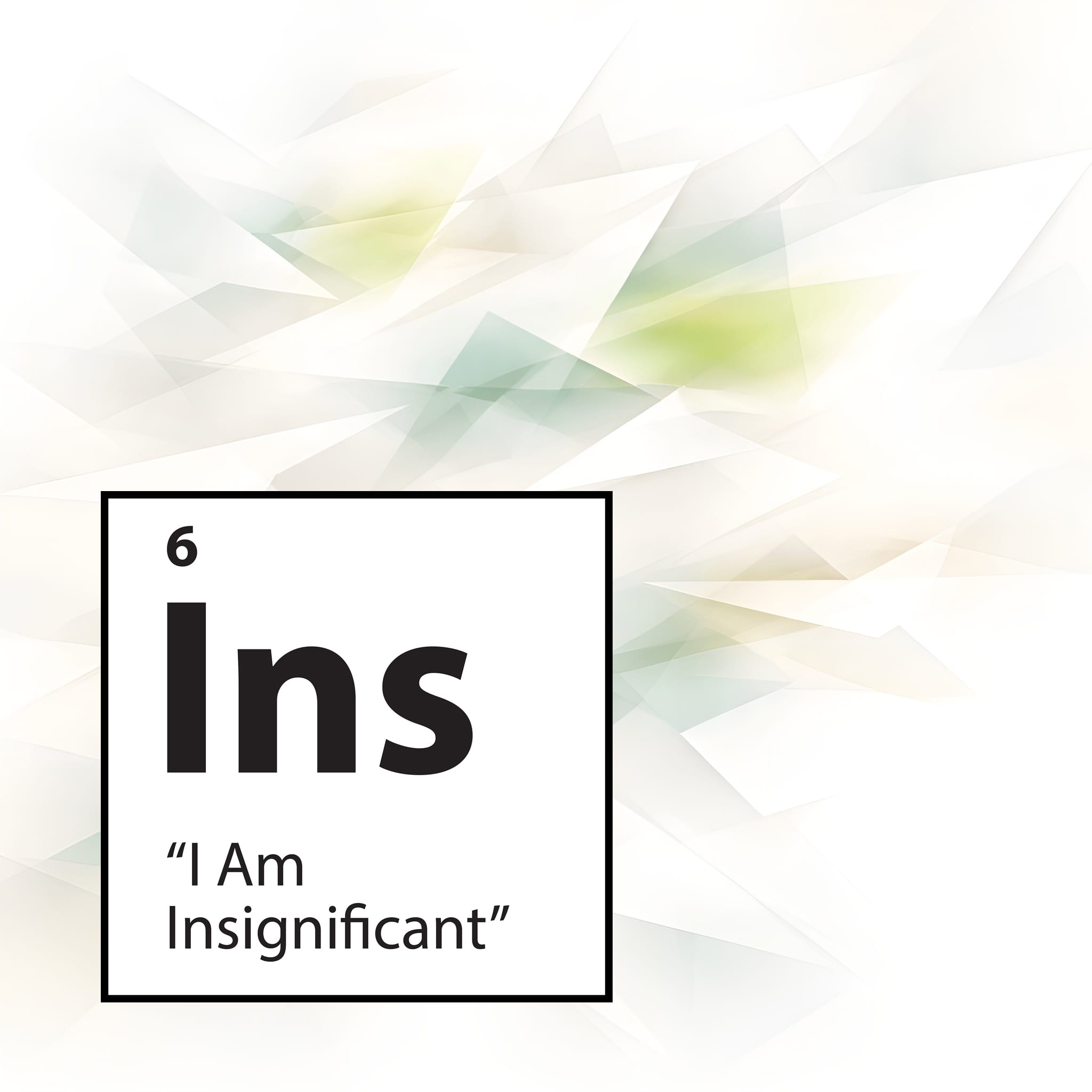 Abstract minimalist image with overlapping translucent geometric shapes in soft white and pale green tones, creating a sense of gentle movement and layered patterns.