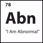 Limiting belief tile Abn representing I Am Abnormal in the ShiftGrit Periodic Table of Limiting Beliefs.