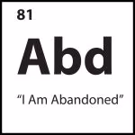 Limiting belief tile Abd representing I Am Abandoned in the ShiftGrit Periodic Table of Limiting Beliefs.