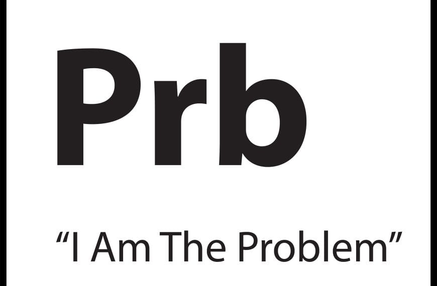 Limiting belief tile Prb representing I Am The Problem in the ShiftGrit Periodic Table of Limiting Beliefs.
