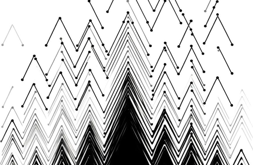 An abstract representation of chronic comparison and status sensitivity using fractal-like branching and high-density focal points.
