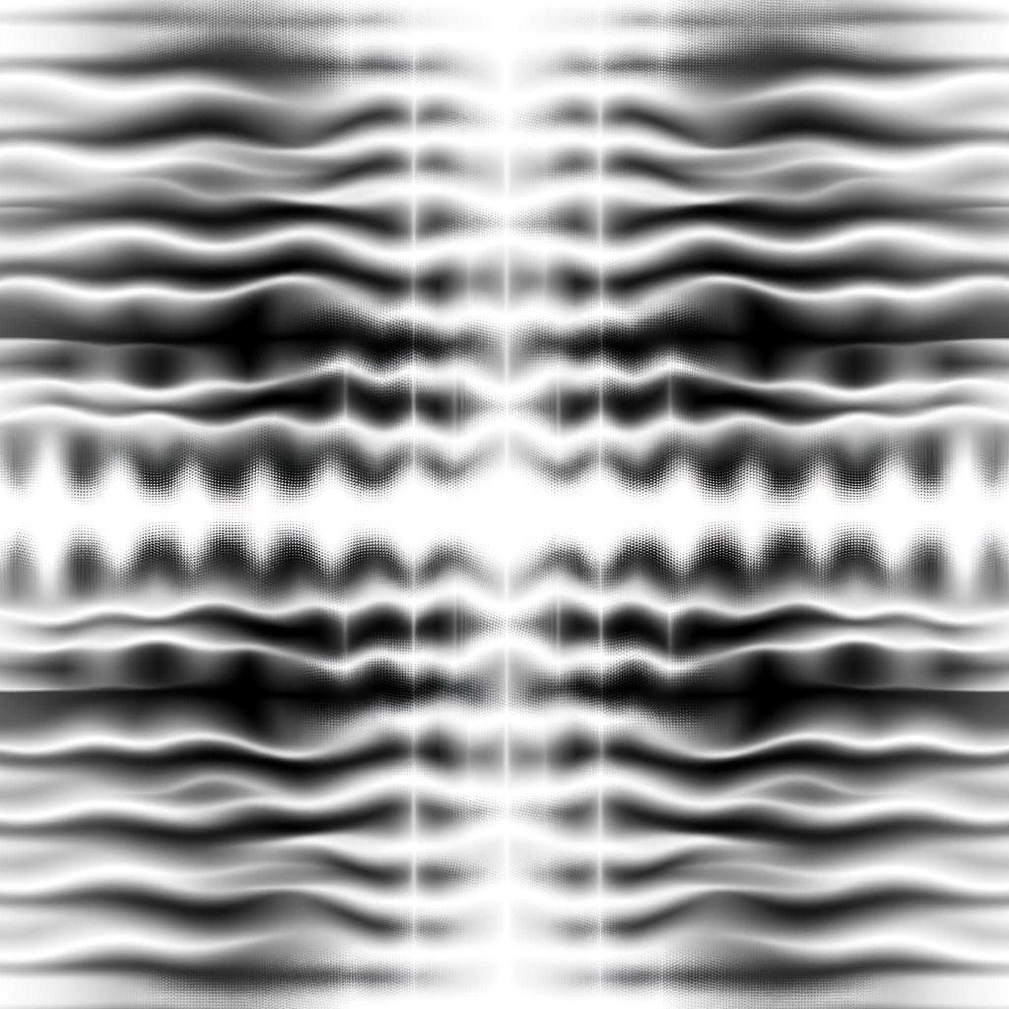 An abstract visual illustrating converging and diffusing patterns symbolizing being wired at night and foggy by day.