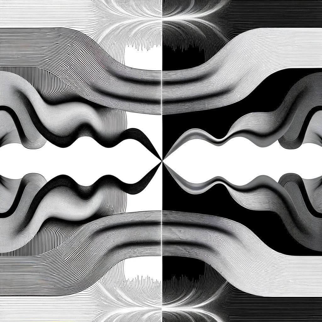 An abstract depiction of chronic illness grief.