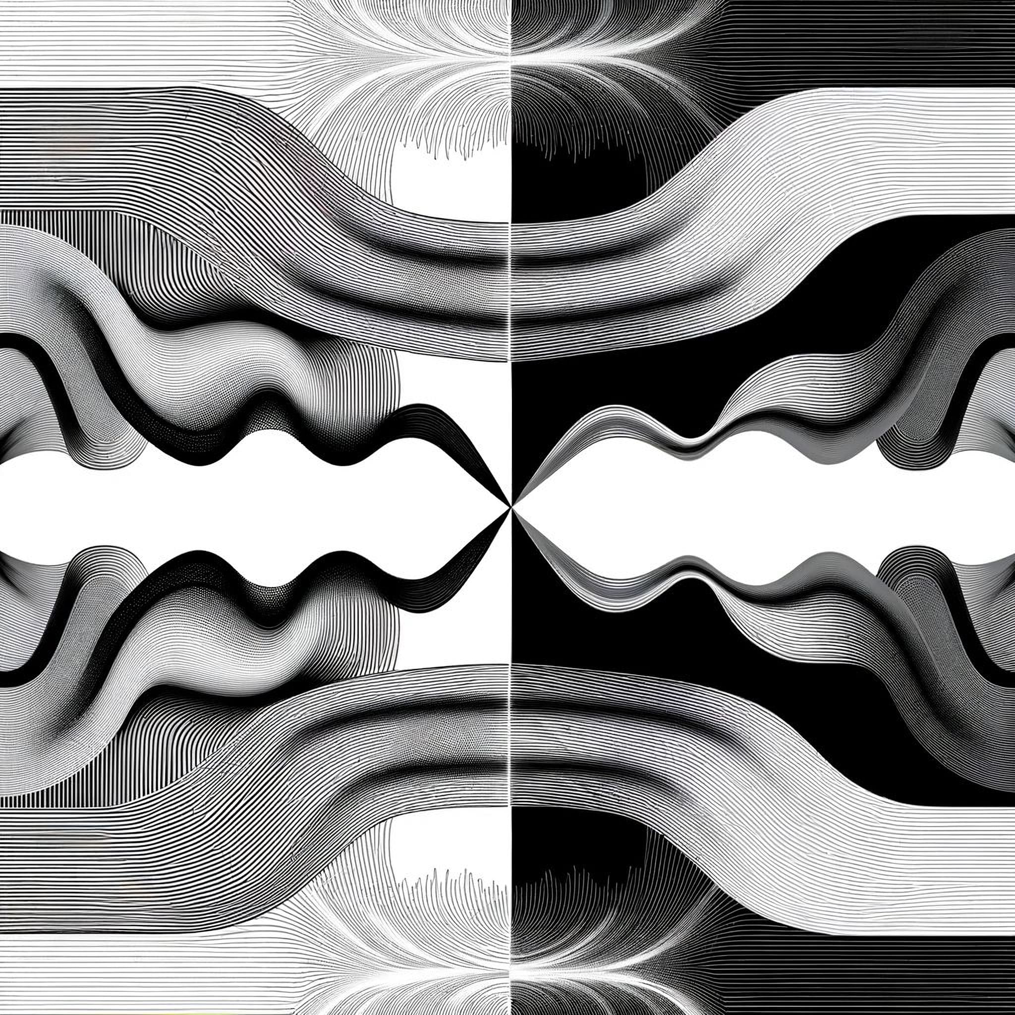 An abstract depiction of chronic illness grief.