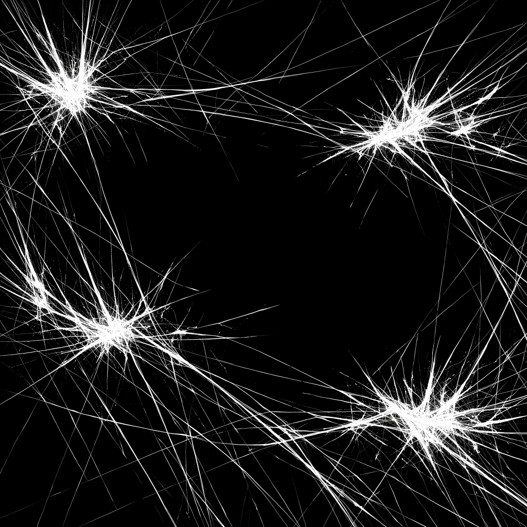 An abstract black and white image showing a network of dense, converging lines fracturing into chaotic pathways, symbolizing the tension of over-interpretation and vigilance.