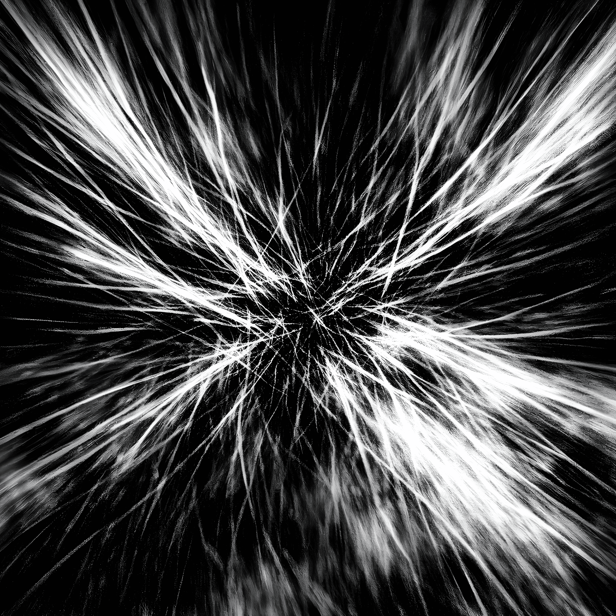 Stuck Between the Life You Have and the One You’d Choose - ShiftGrit Pattern Library Monochrome abstract art illustrating converging and diverging lines symbolizing life's tension and potential divergence.